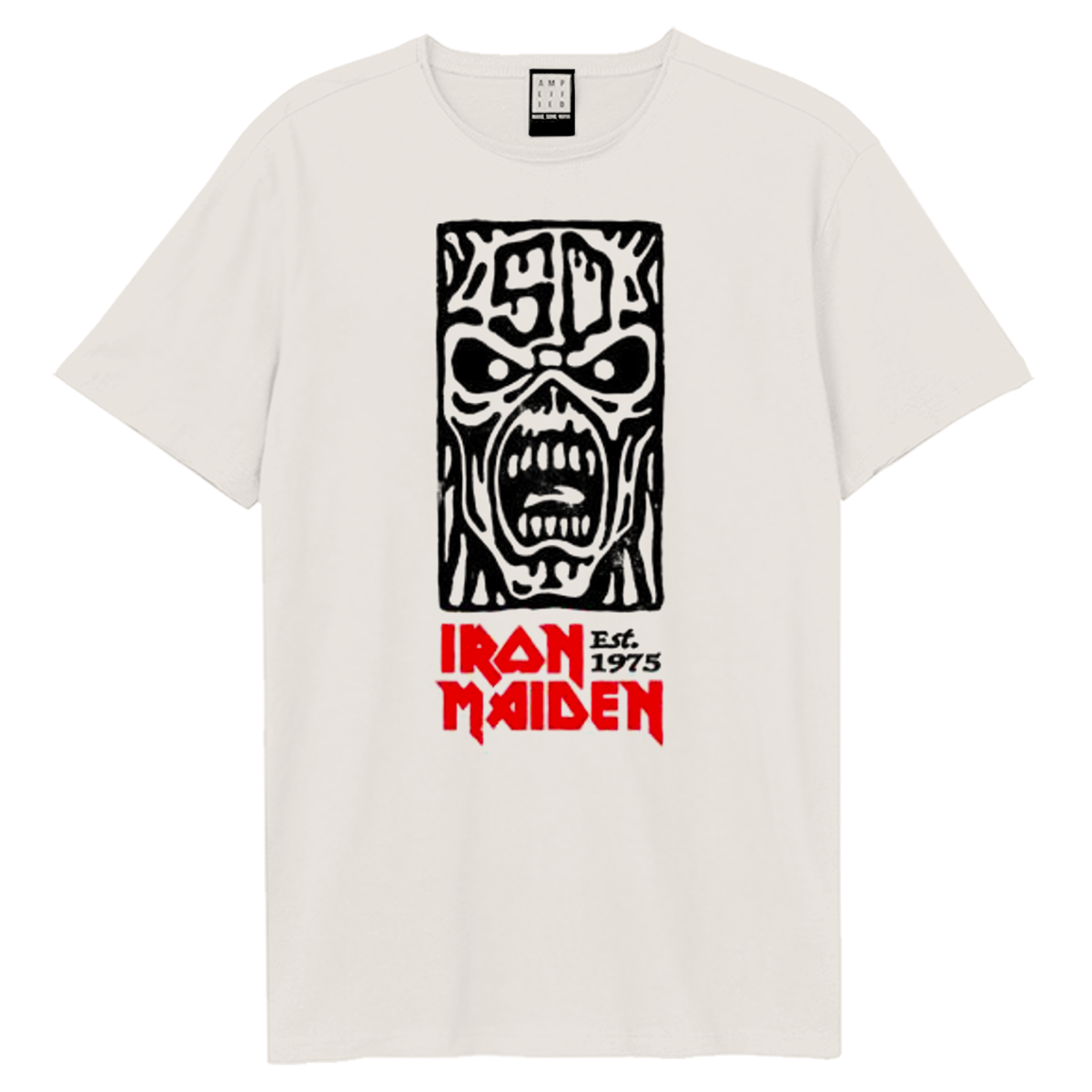 Iron Maiden 50th Black & Red Totem Pole T-Shirt