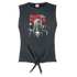 Iron Maiden 50th Eddie 2 Colour 1975 Ladies Sleeveless Top T-Shirt