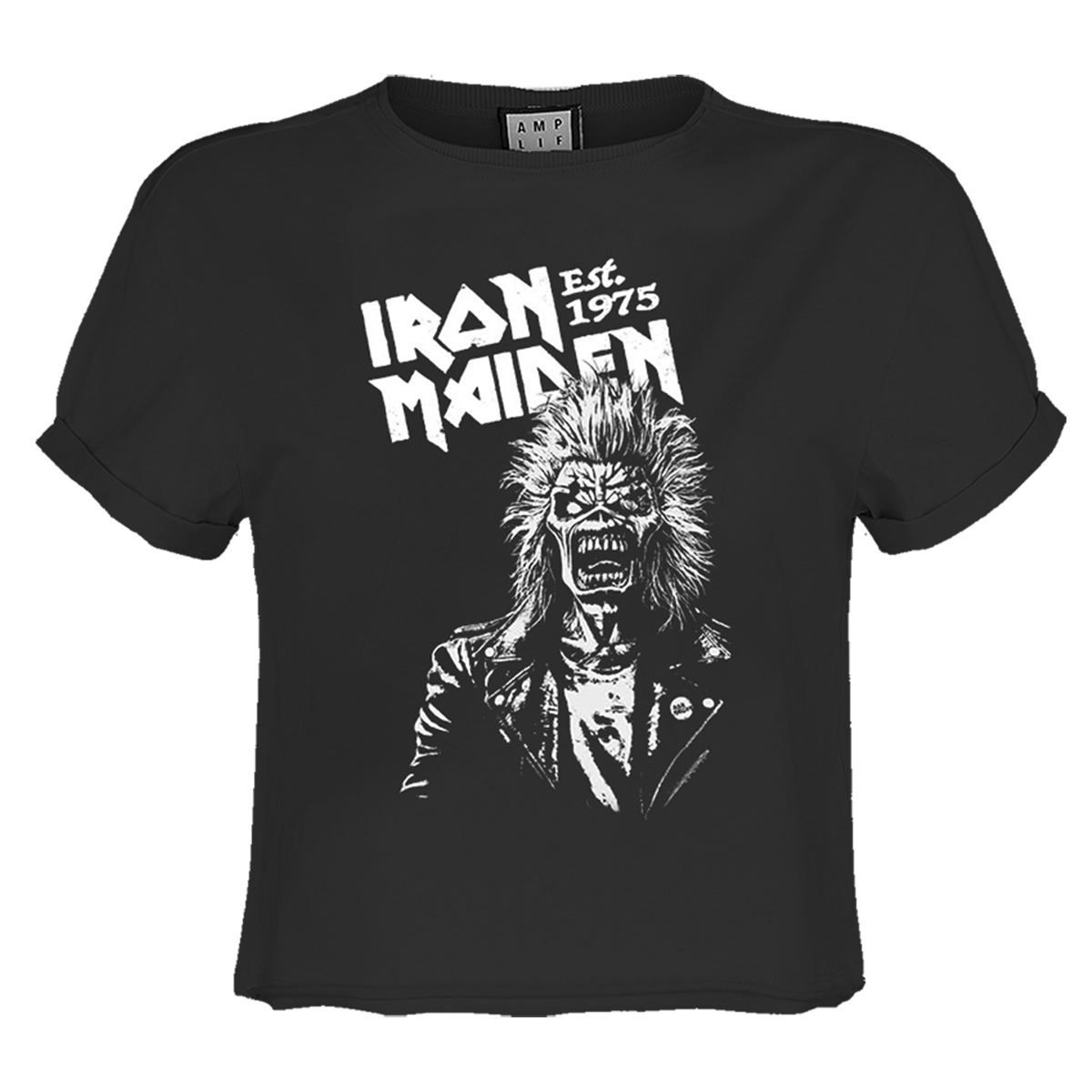 Iron Maiden 50th One Colour Eddie Ladies Crop Top T-Shirt