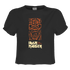 Iron Maiden 50th Orange Totem Pole Ladies Crop Top T-Shirt