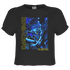 Iron Maiden Blue Monster Ladies Crop Tops T-shirt