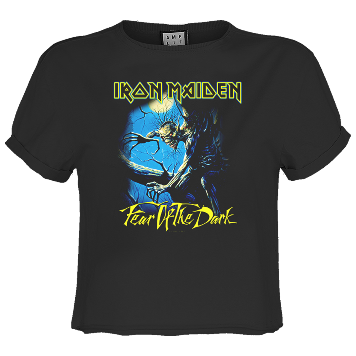 Iron Maiden Fear of the Dark Ladies Crop Top T-shirt