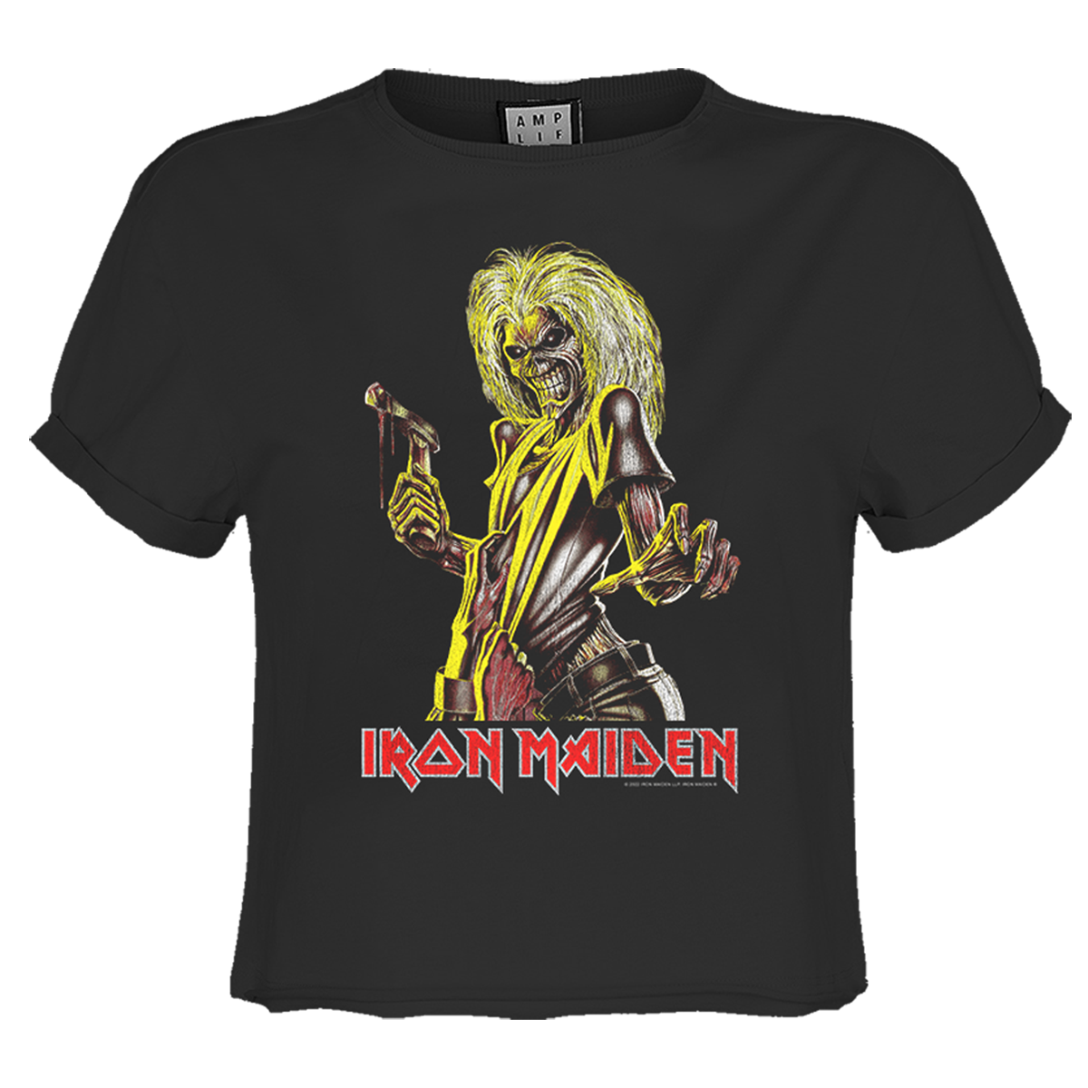 Iron Maiden Killers Ladies Crop Top T-shirt