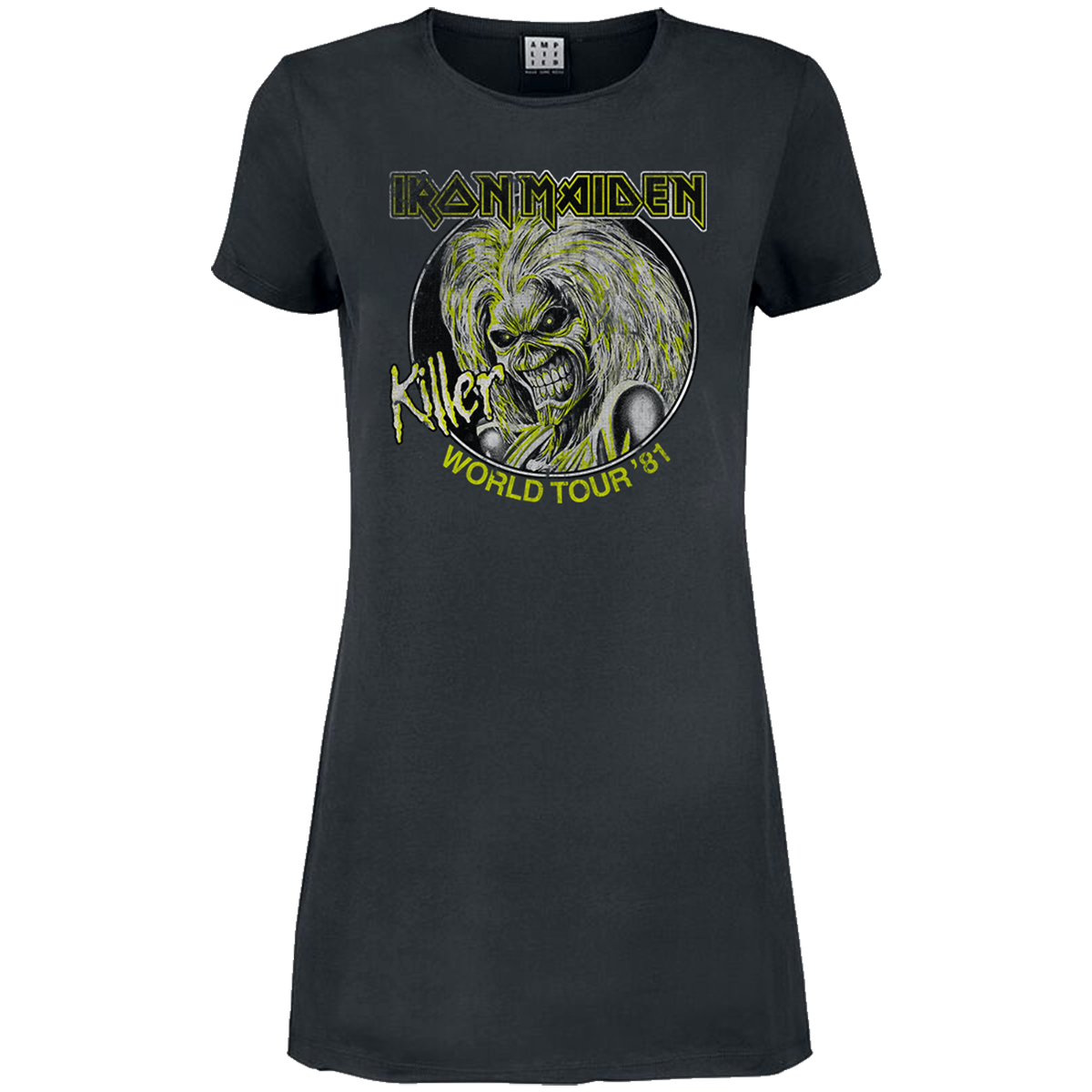 Iron Maiden Killer World Tour 81' T-Shirt Dress