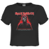 Iron Maiden Red Powerslave Ladies Crop Top T-shirt