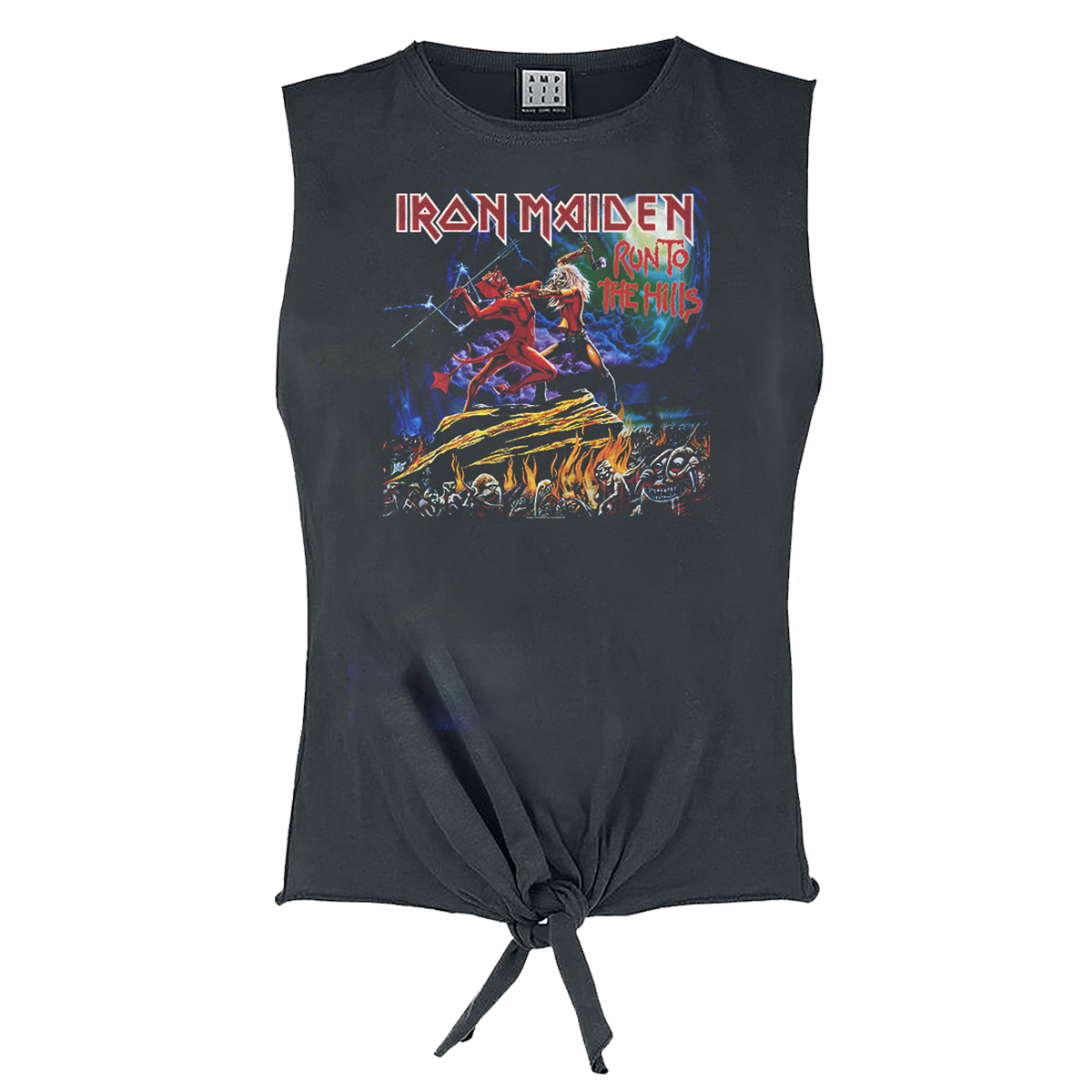 Iron Maiden Run to the Hills Ladies Sleeveless Top T-shirt