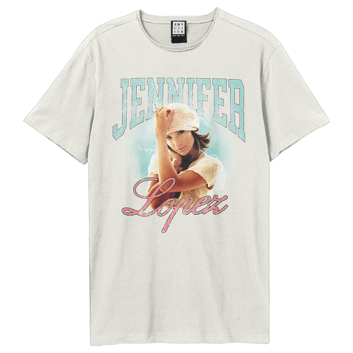 Jennifer Lopez White T-shirt