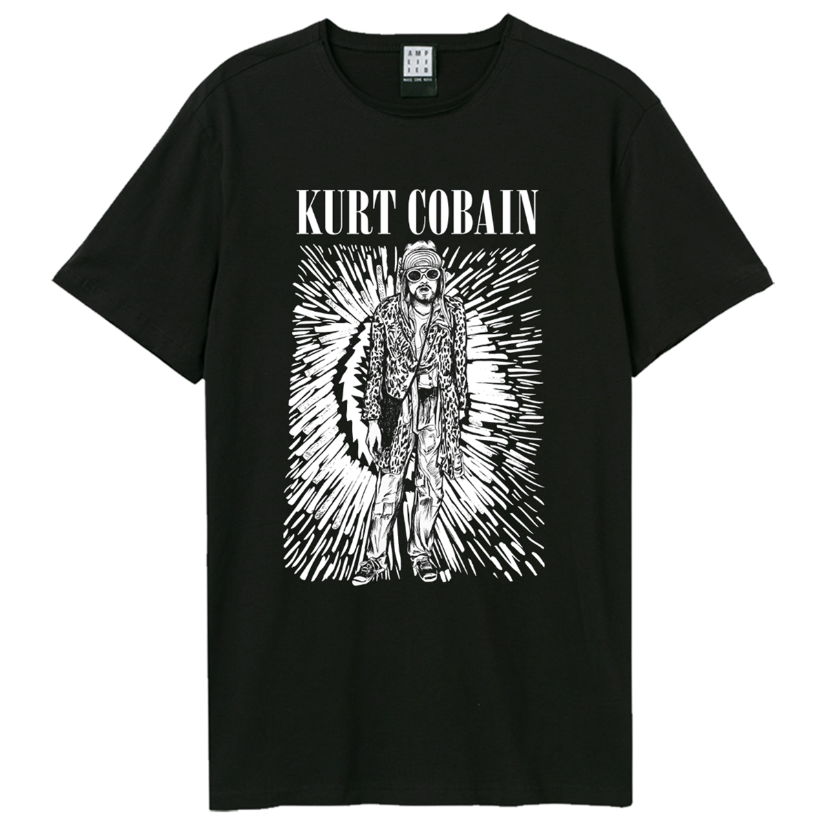 Kurt Cobain Etched Out Kurt T-Shirt