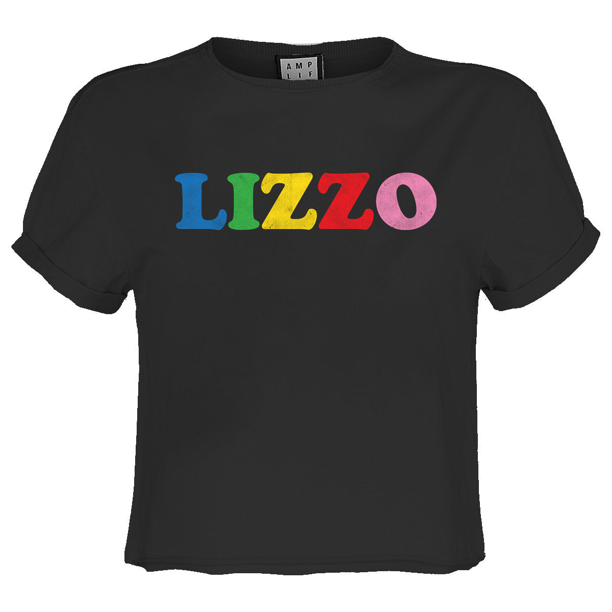 Lizzo Multi Coloured Letters Crop Top