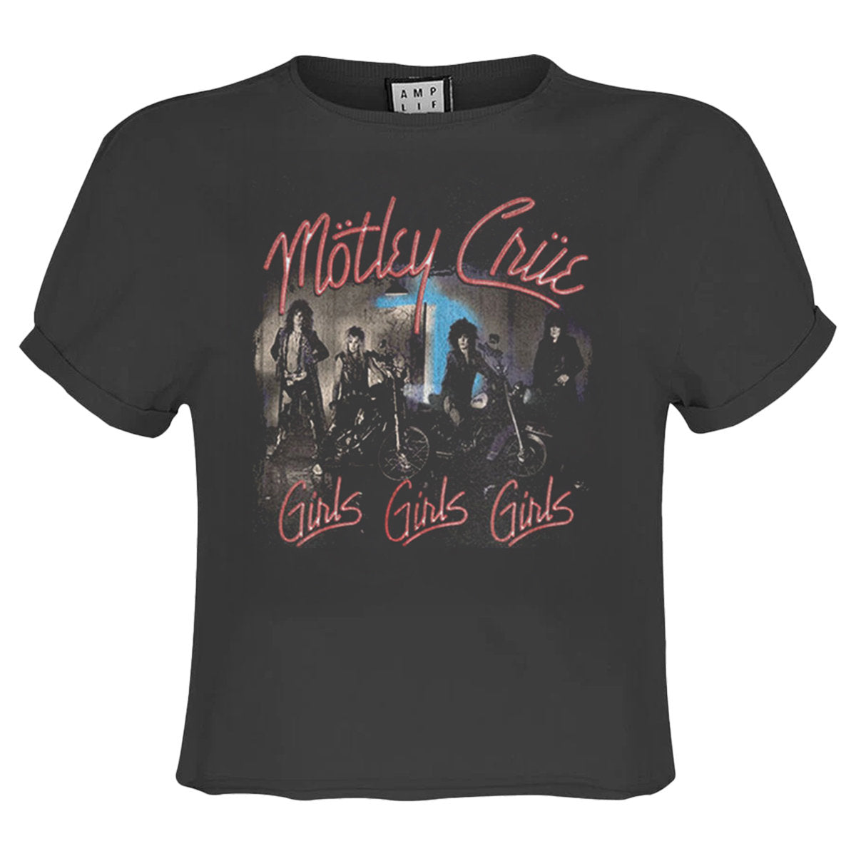 Motley Crue Girls Girls Girls Ladies Crop Top