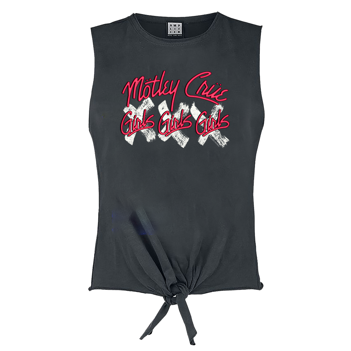 Motley Crue Girls X3 Ladies Sleeveless Top T-Shirt