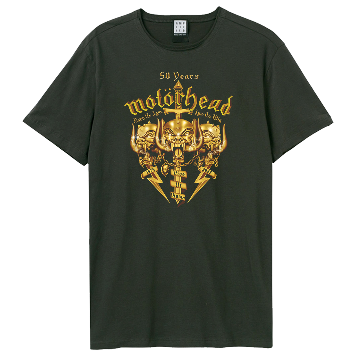 Motorhead Gold Crest 50th T-Shirt