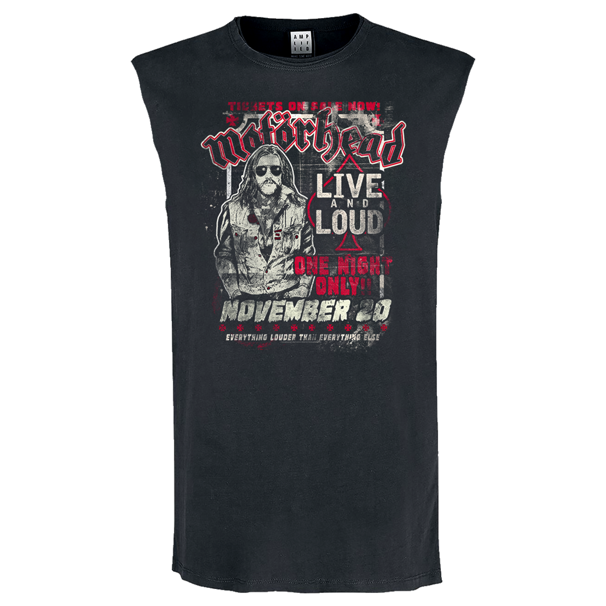 Motorhead One Night Only sleeveless T-Shirt