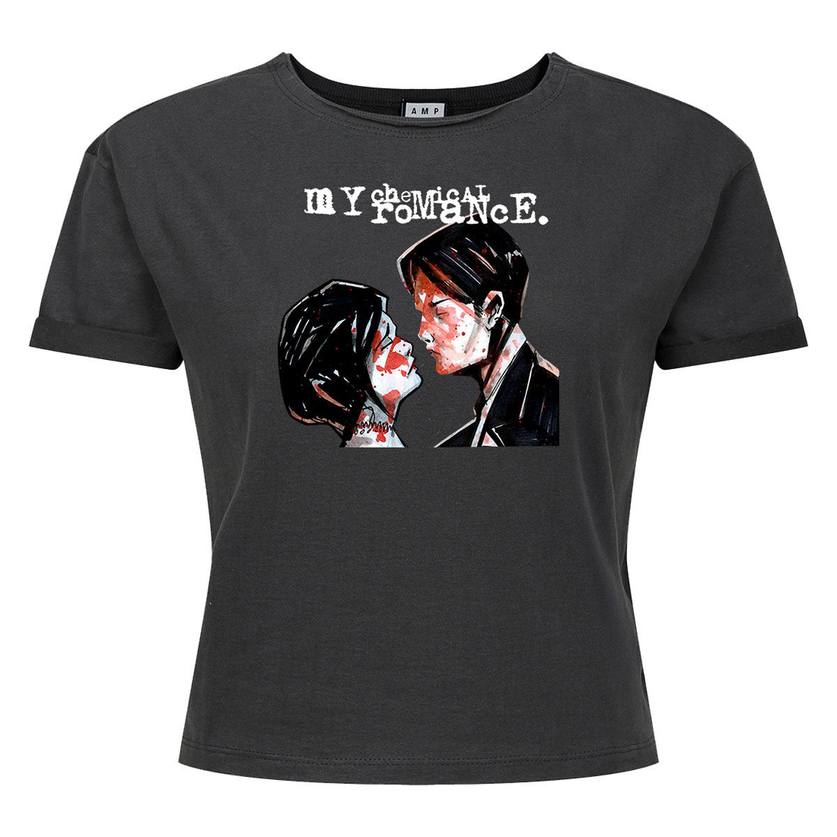 My Chemical Romance Three Cheers Ladies Crop Top T-Shirt