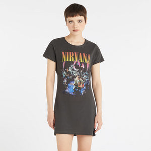 Nirvana Live In New York T-Shirt Dress