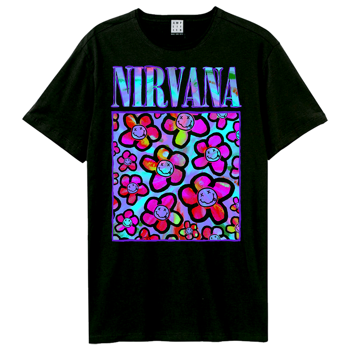 Nirvana Neon Flowers T-Shirt