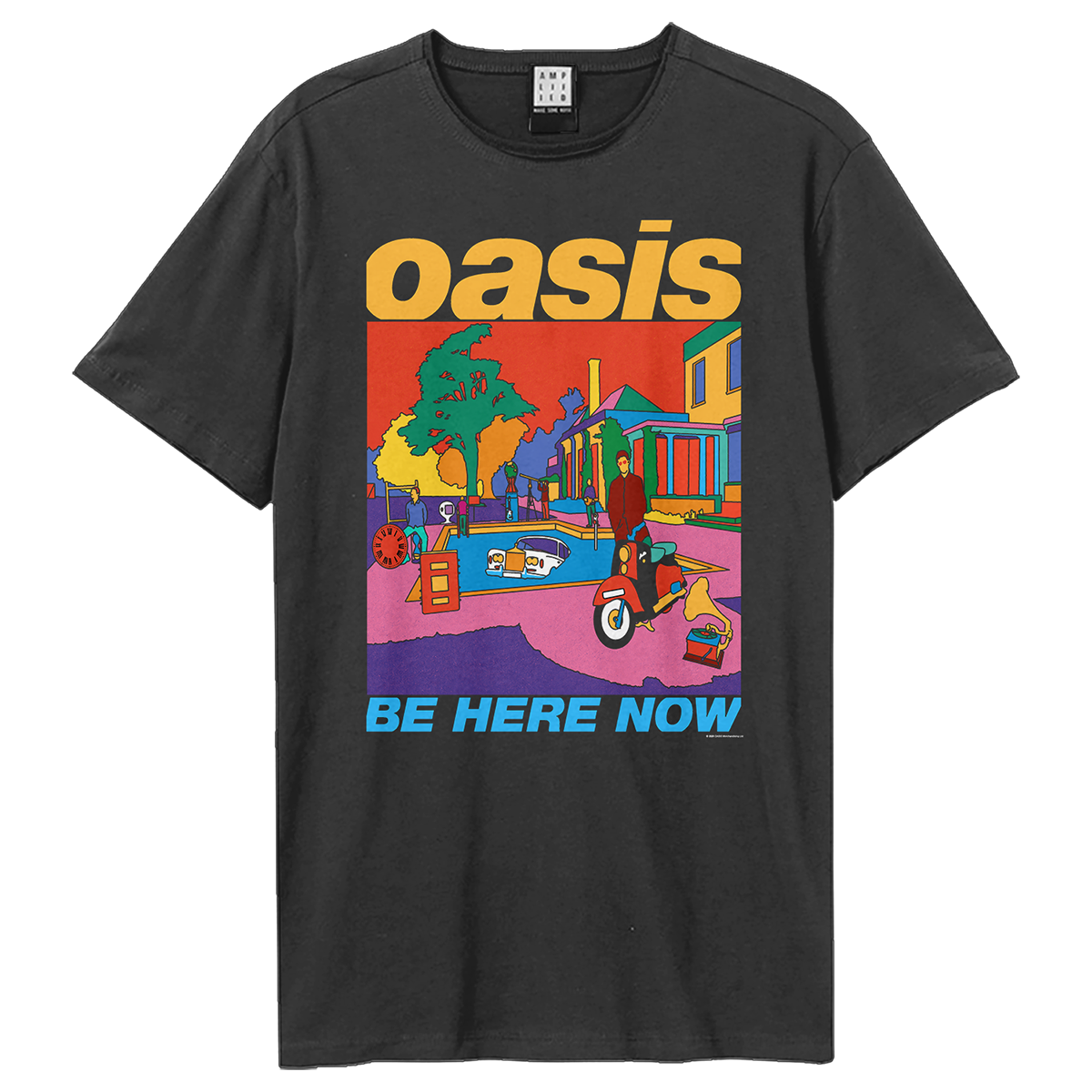 Oasis Be Here Now Colour T-Shirt