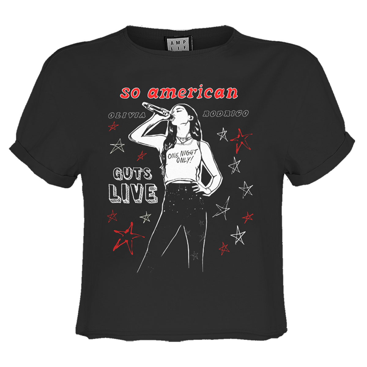Olivia Rodrigo So American Ladies Crop Top T-SHIRT