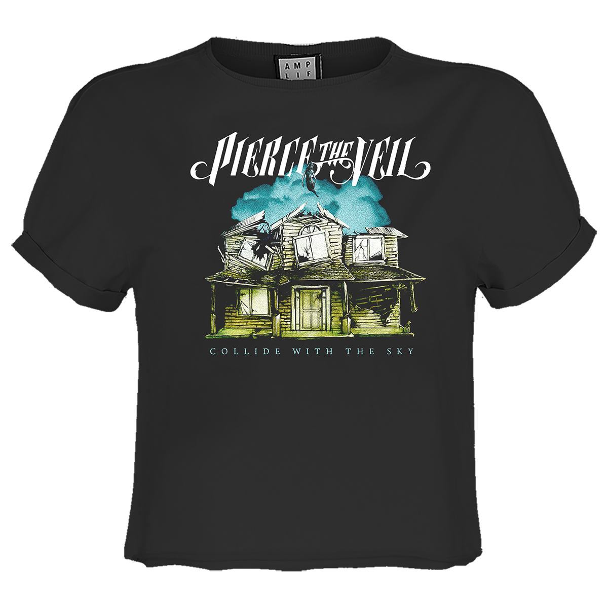 Pierce The Veil Collide With The Sky Ladies Crop Top T-Shirt