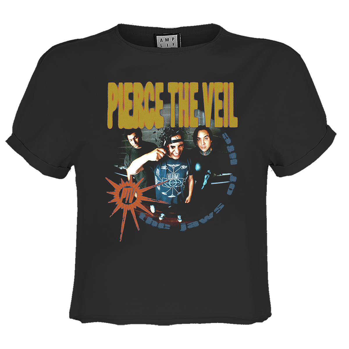 Pierce The Veil The Jaws Of Life Ladies Crop Top T-Shirt