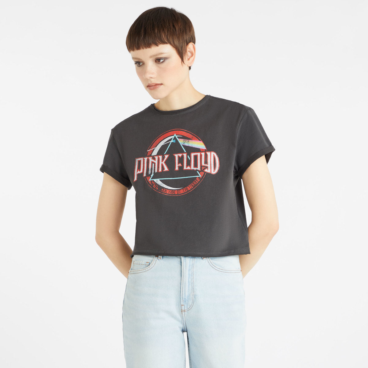Pink Floyd On The Run Crop Top