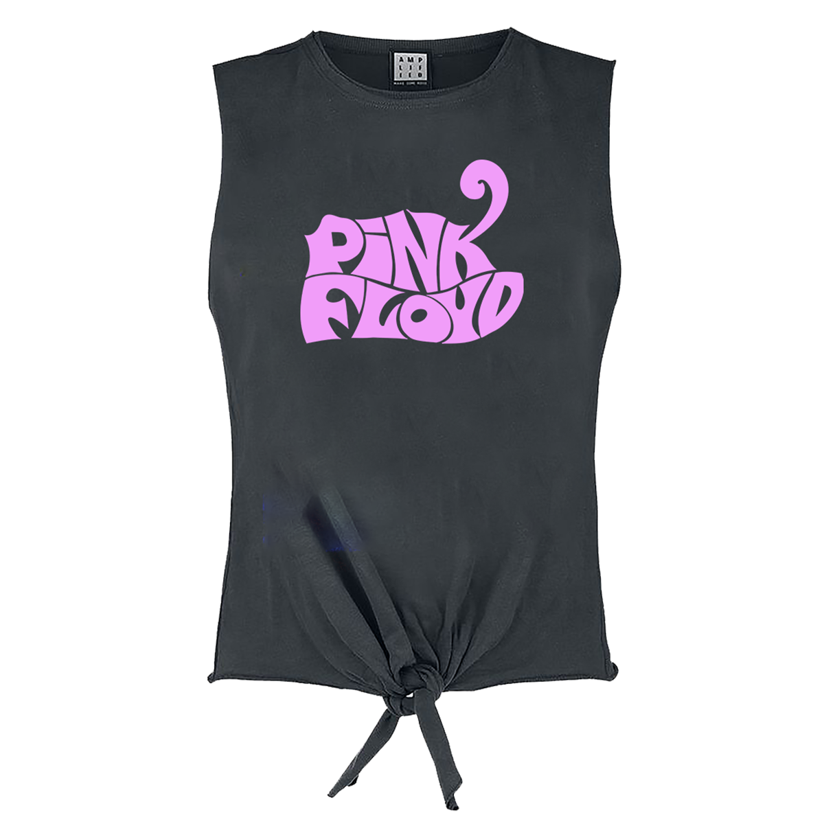Pink Floyd Swirl Logo Ladies Sleeveless Top T-Shirt