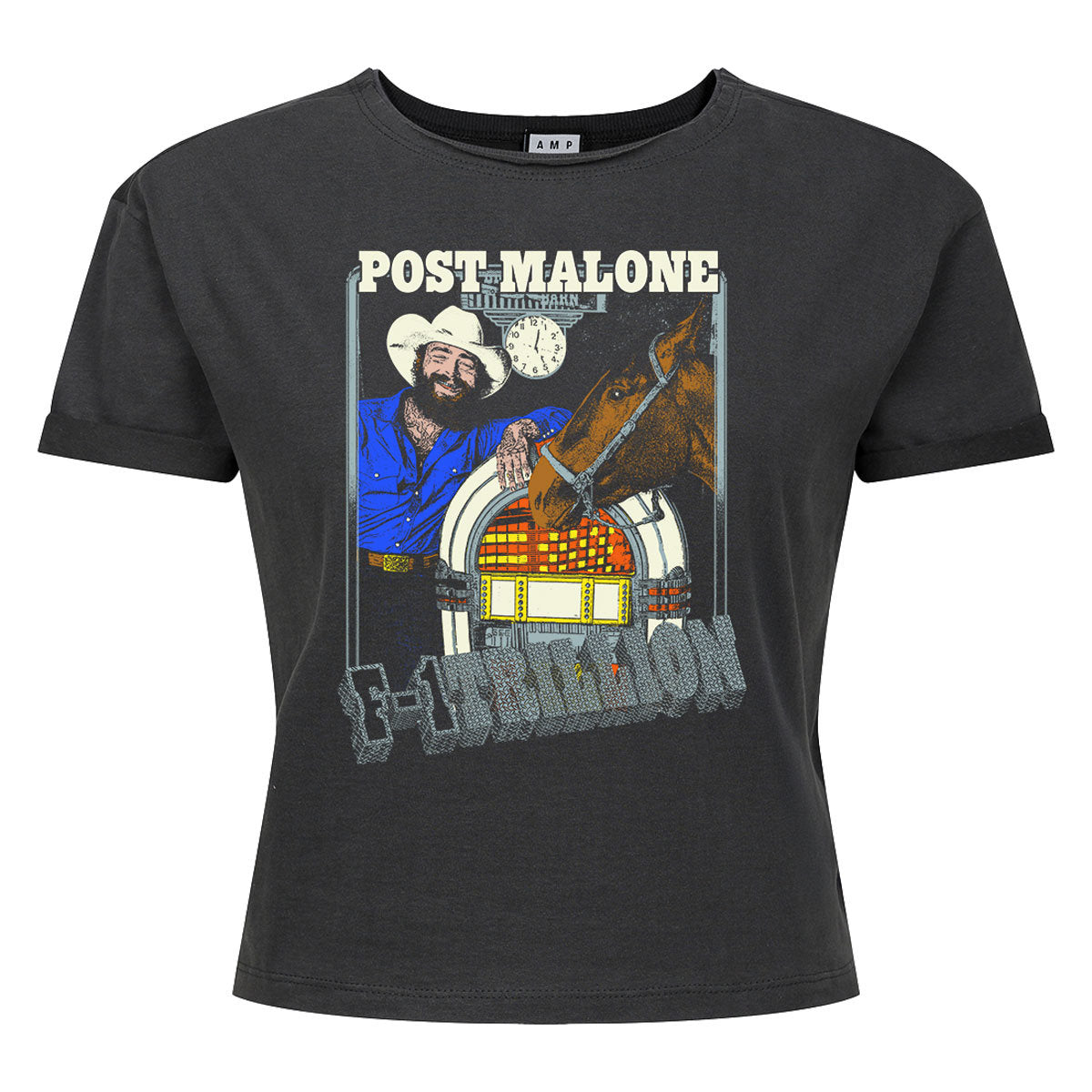 Post Malone 1 Trillion Ladies Crop Top T-Shirt