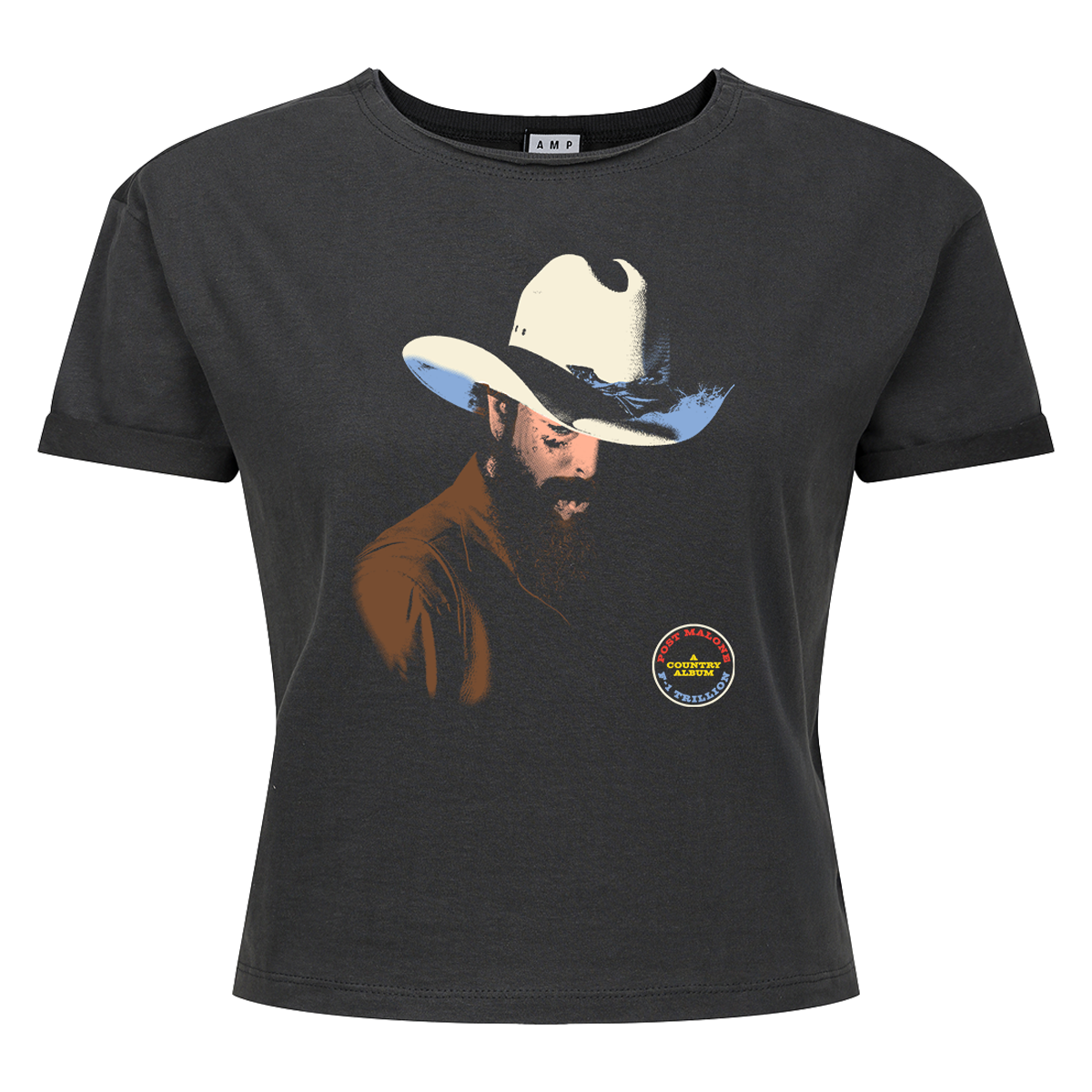 Post Malone World Ladies Crop Top T-Shirt