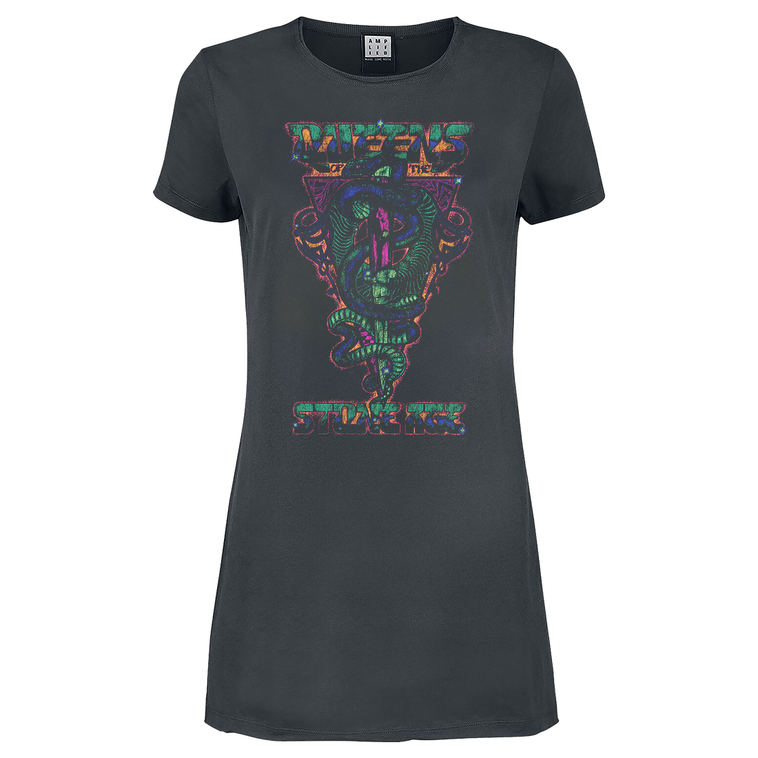 Queens Of The Stone Age Serpent Triangle Ladies T-Shirt Dress