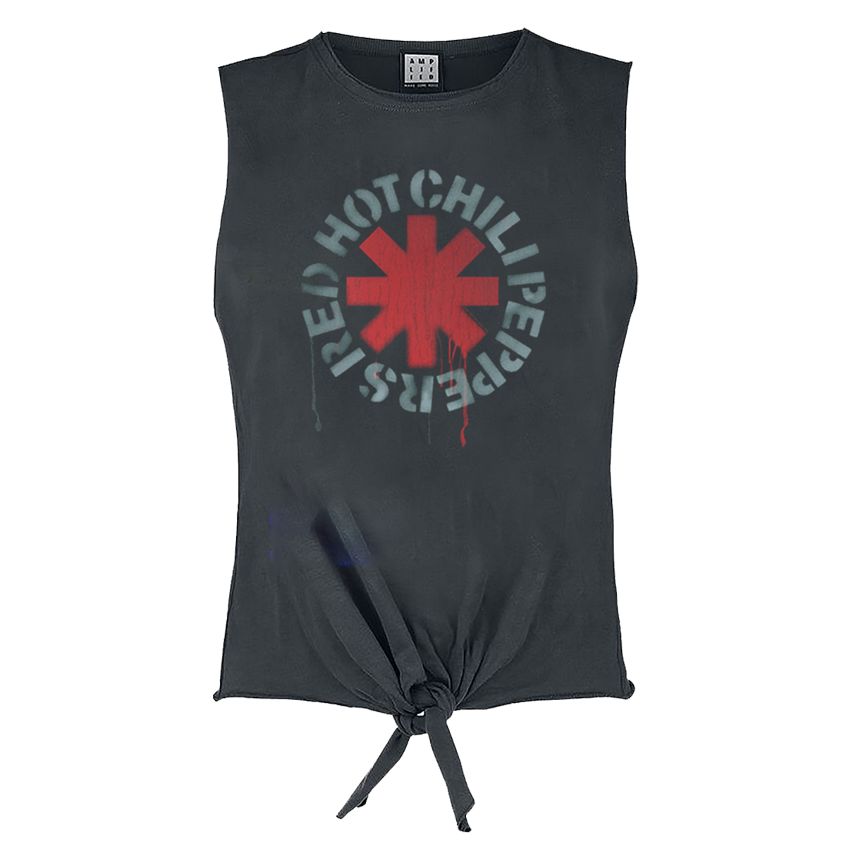 Red Hot Chili Peppers Stencil Asterix Ladies Sleeveless Top T-Shirt