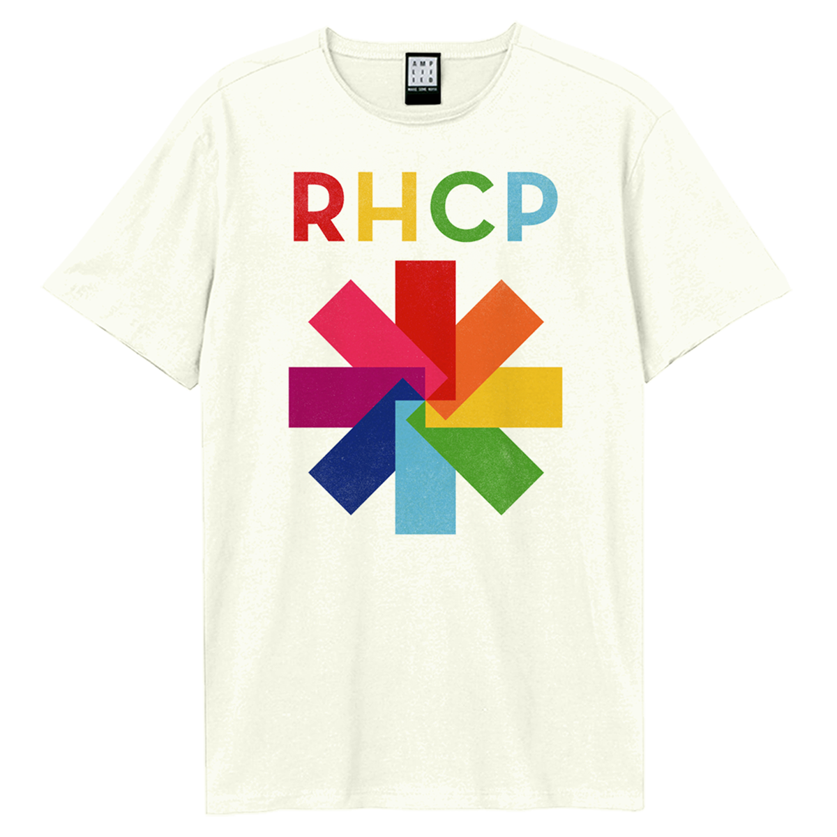 Red Hot Chili Peppers Colour Wheel Asterix T-shirt
