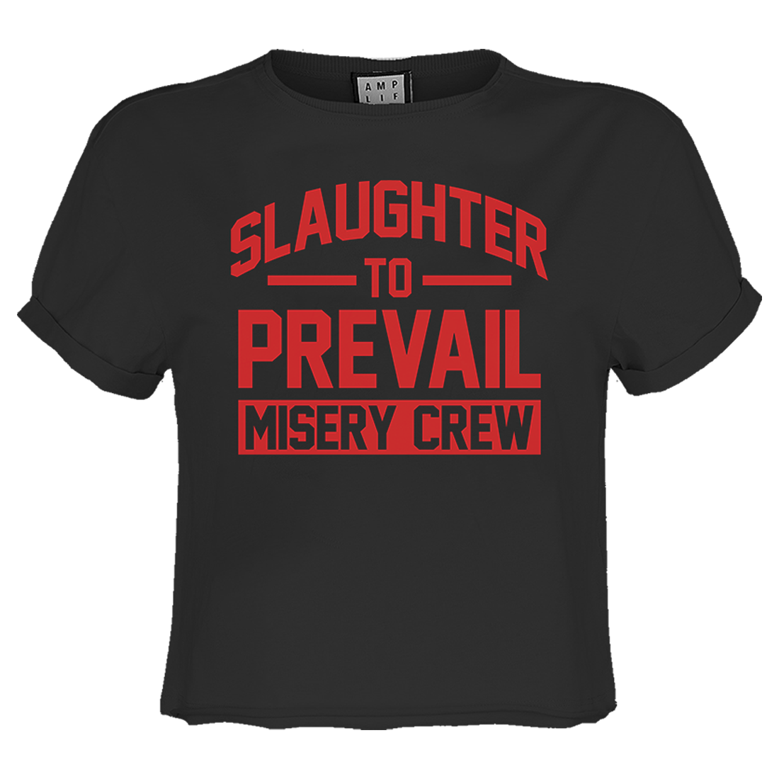 Slaughter to Prevail Misery Crew Ladies Crop Top T-Shirt