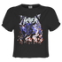 Slayer Neon Art Mineral Ladies Crop Top T-Shirt