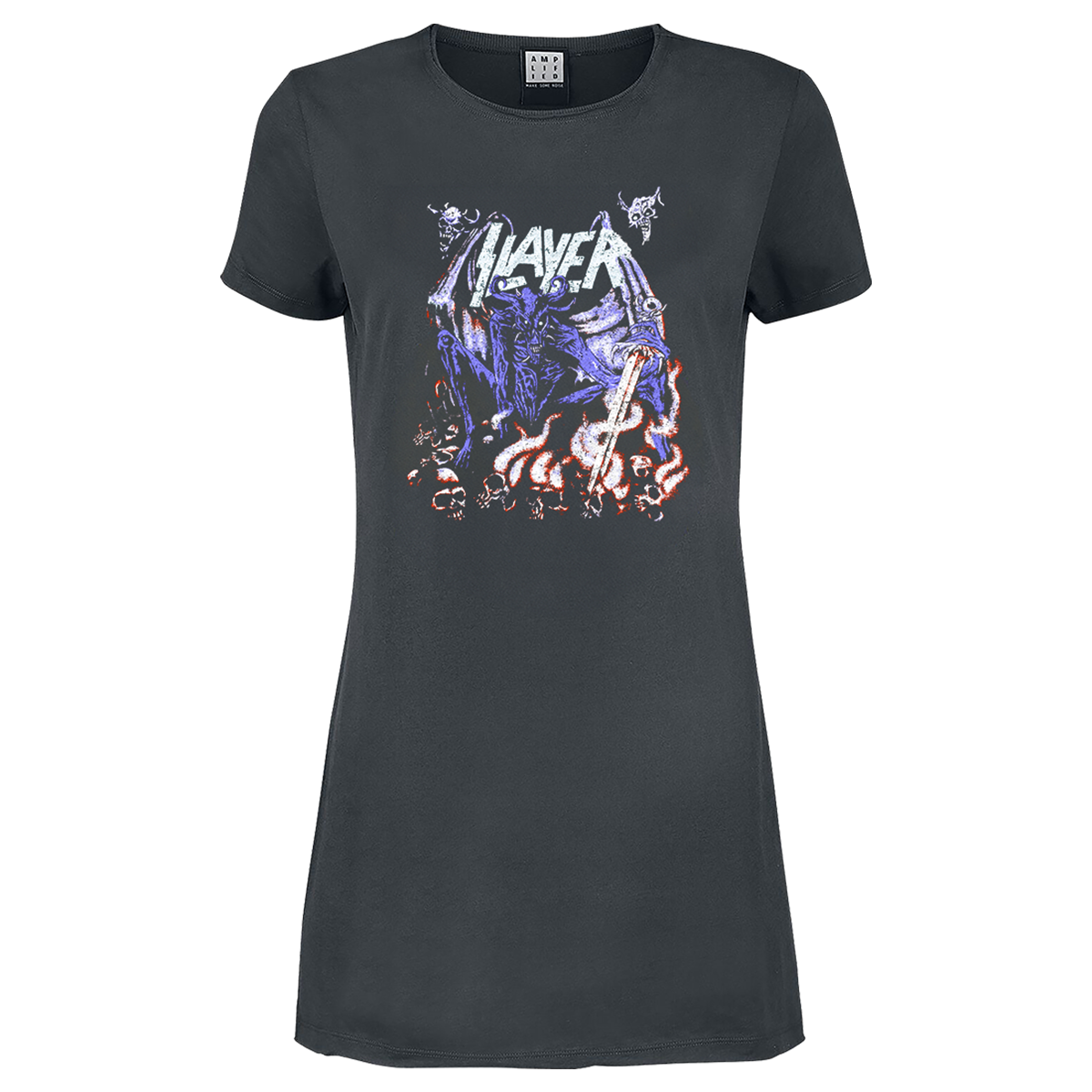 Slayer Neon Art Mineral Ladies T-Shirt Dress