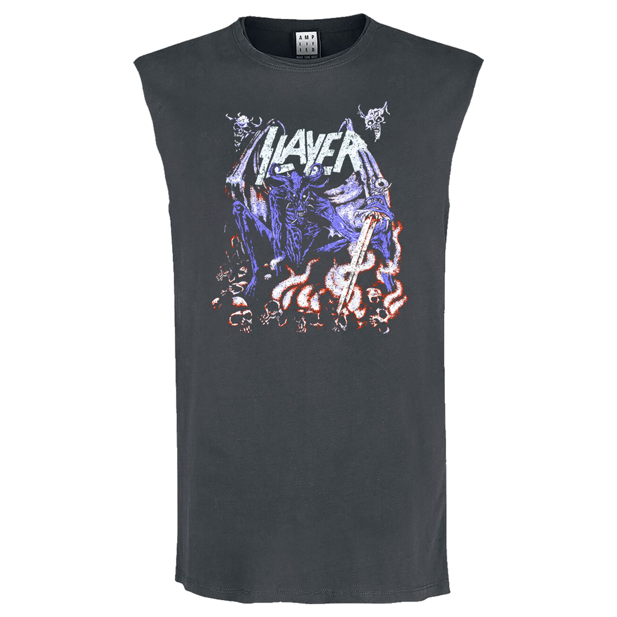 Slayer Neon Art Mineral Sleeveless T-Shirt