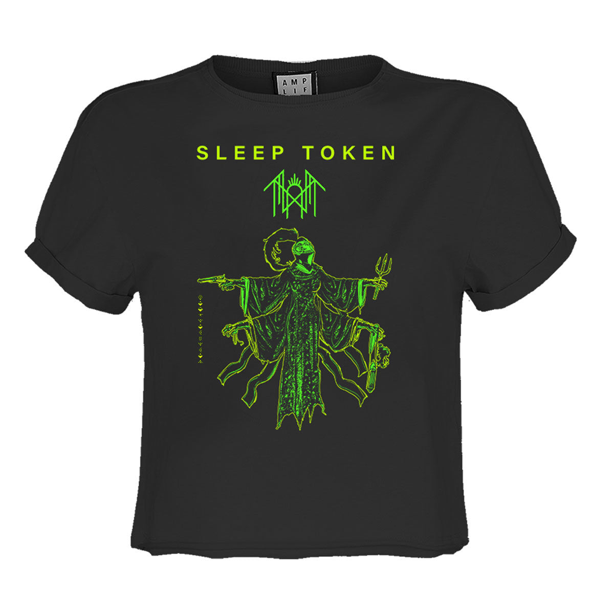 Sleep Token BL Poster Ladies Crop Top T-Shirt