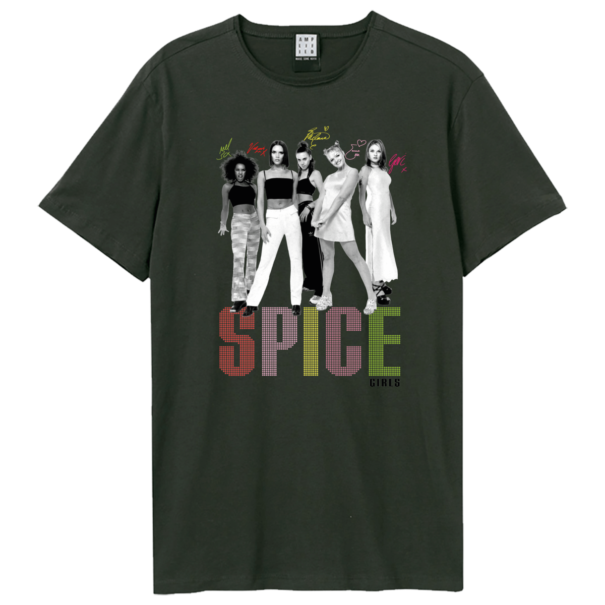 Spice Girls Group Shot And Logo T T-Shirt