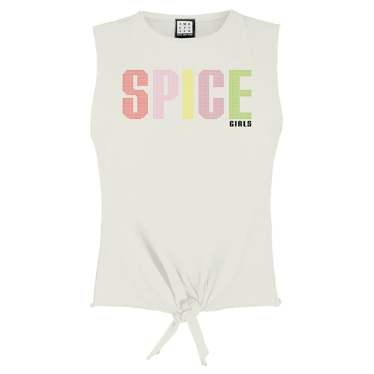 Spice Girls Multicoloured Logo Ladies Sleeveless Top T-Shirt