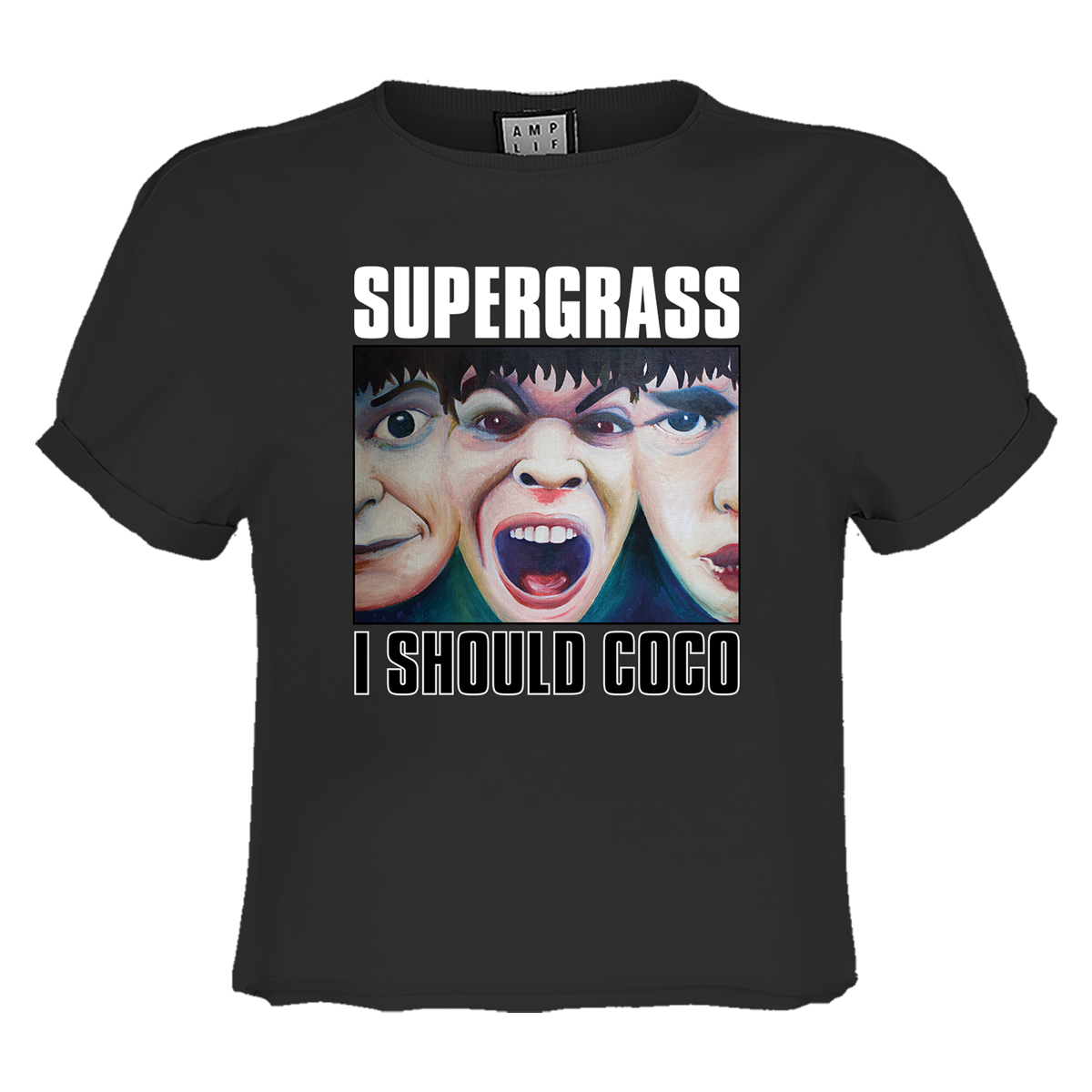 Supergrass I Should Coco Ladies Crop Top T-Shirt
