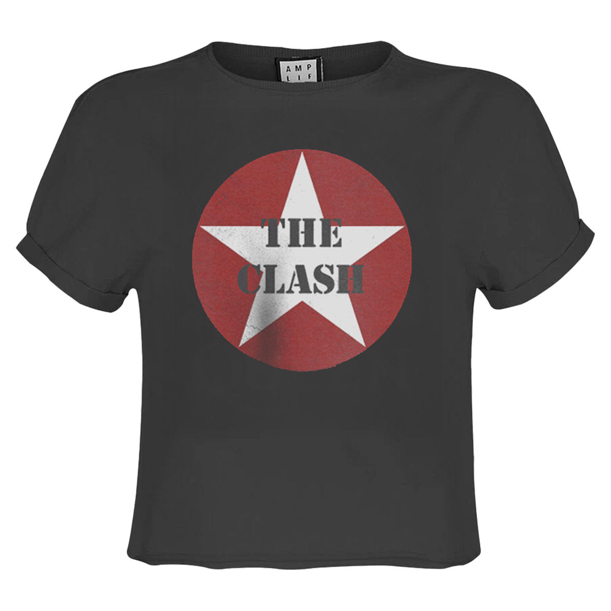The Clash Star Logo Ladies Crop Top