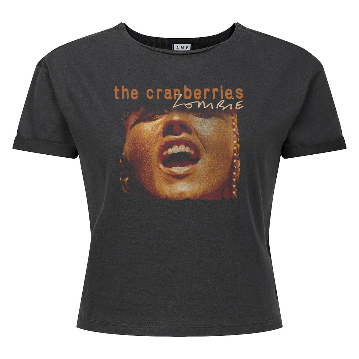 The Cranberries Gold Zombie Ladies Crop Top T-Shirt