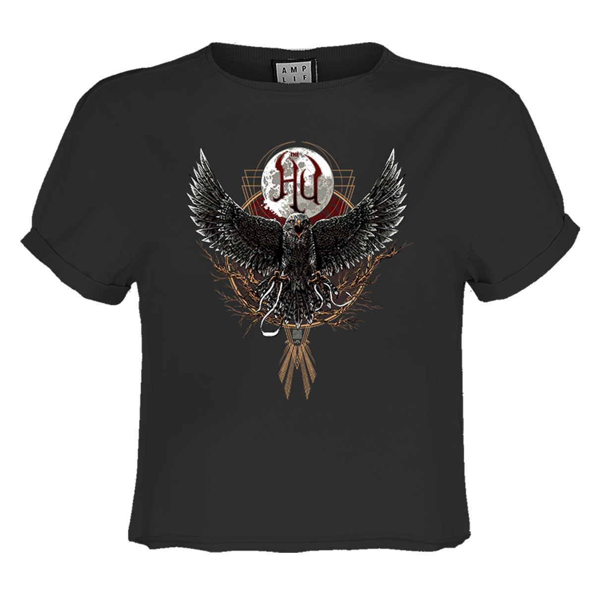 The Hu Hawk Moon Ladies Crop Top T-Shirt