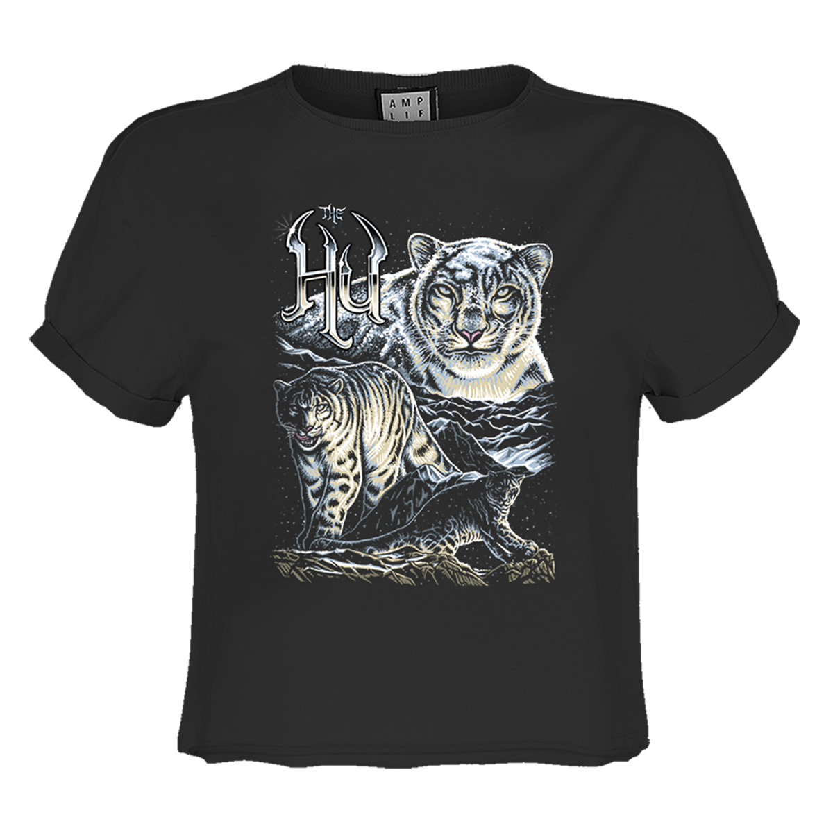 The Hu Snow Leopards Ladies Crop Top T-Shirt