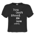 The Libertines Can't Stand Me Now Ladies Crop Top
