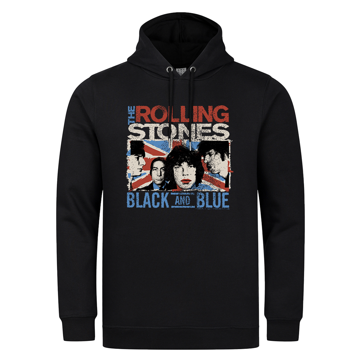 The Rolling Stones Union Jack Black & Blue Hoodie