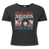 The Rolling Stones Union Jack Black & Blue Ladies Crop Top T-Shirt