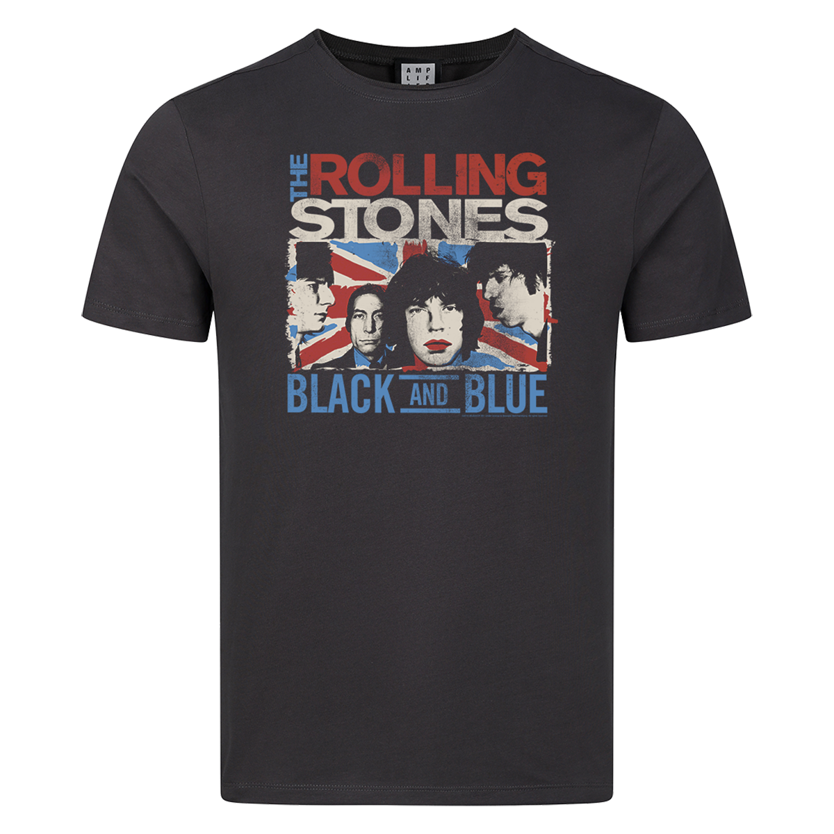 The Rolling Stones Union Jack Black & Blue T-Shirt