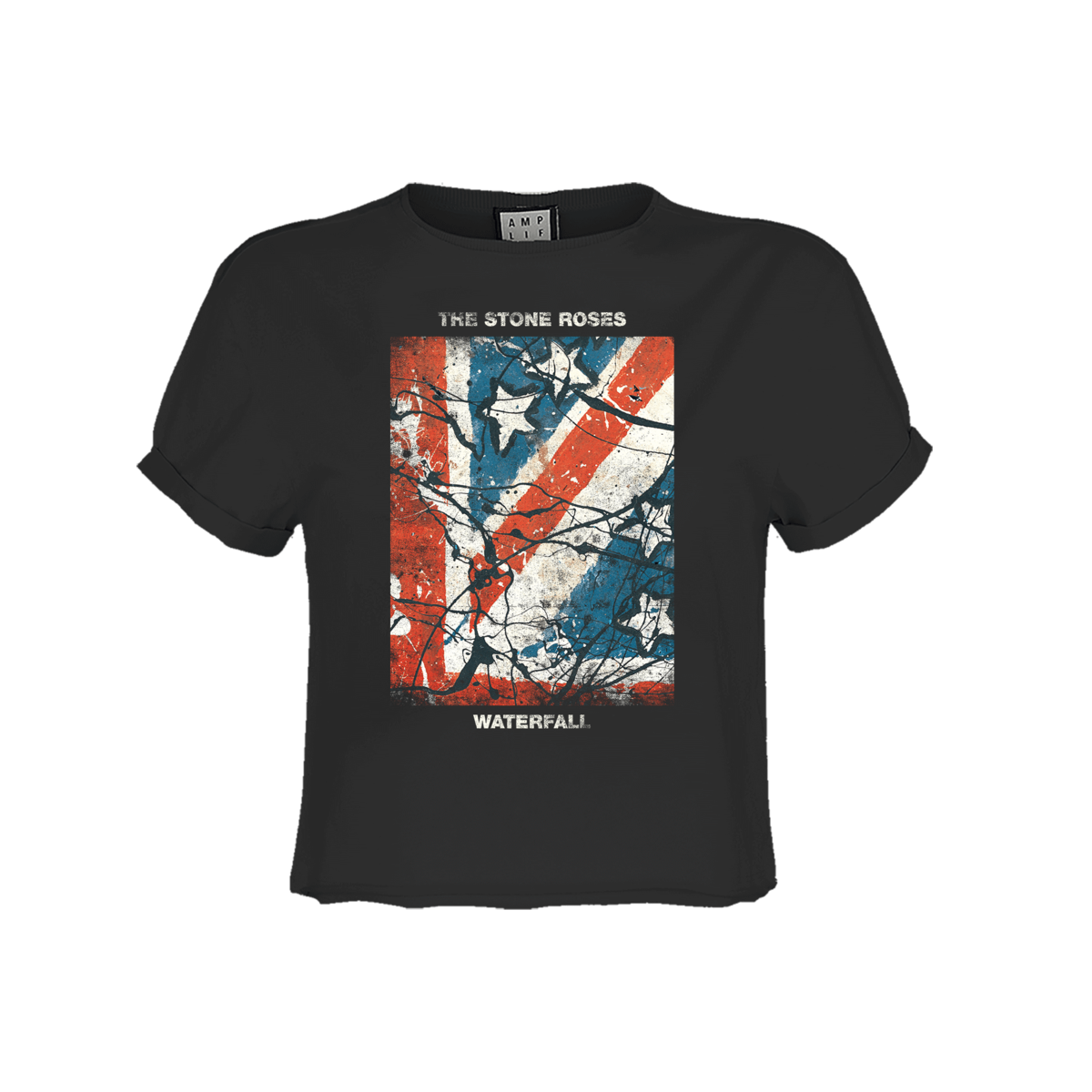 The Stone Roses Waterfall Crop T T-Shirt