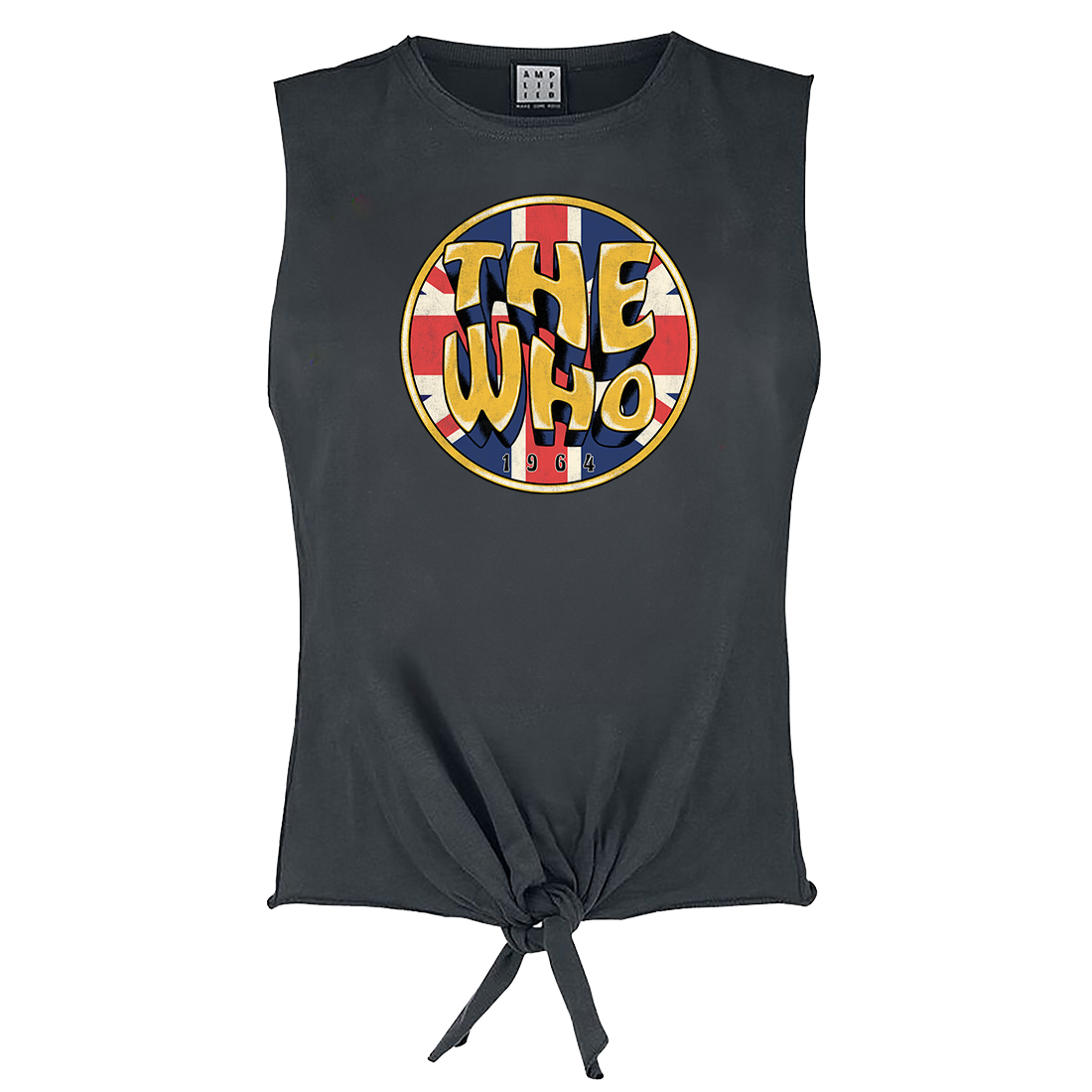The Who Union Jack Circle Ladies Sleeveless Top T-Shirt