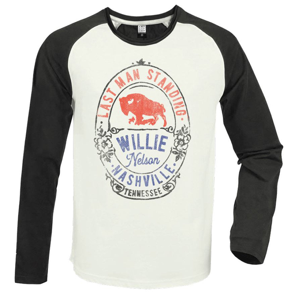 Willie Nelson Last Man Standing Baseball T-Shirt